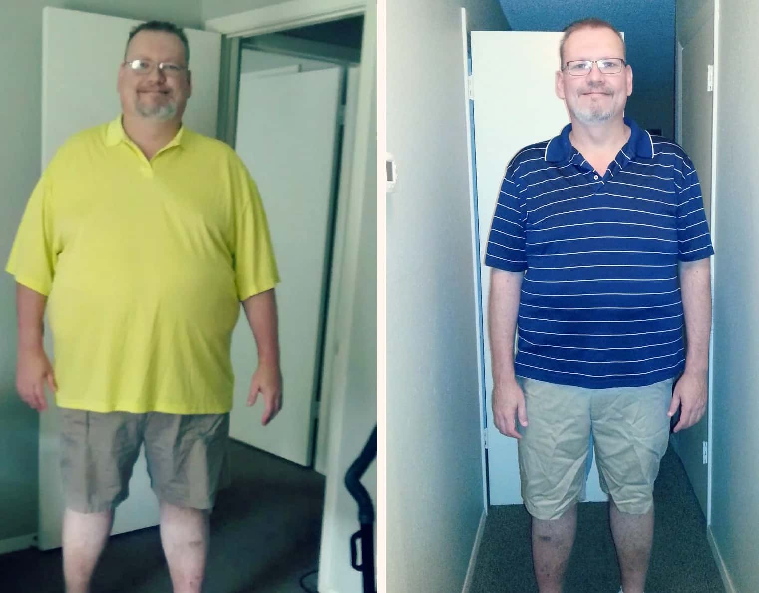 Keith before and after weight loss