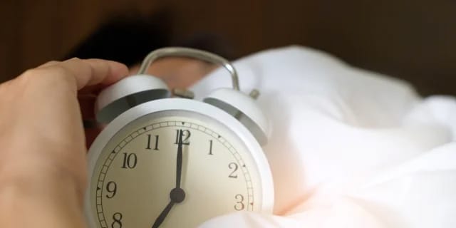 old alarm clock with bells