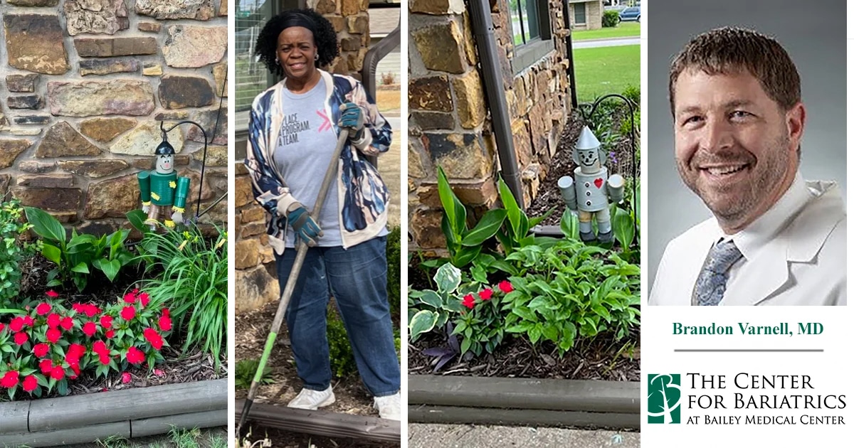Bariatric patient blooming after gastric bypass surgery