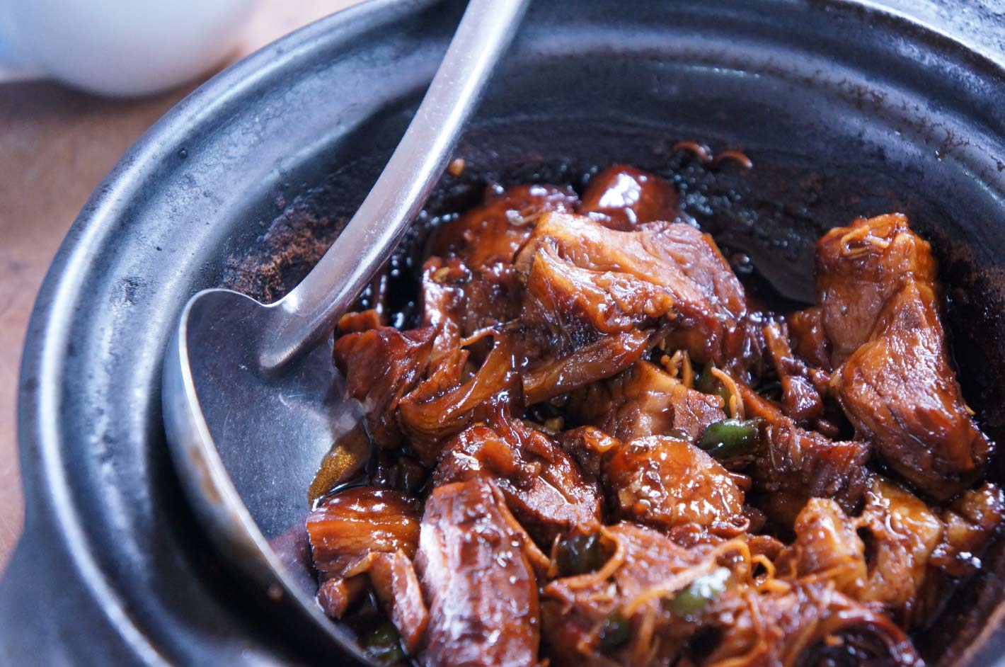 meat stew in a bowl