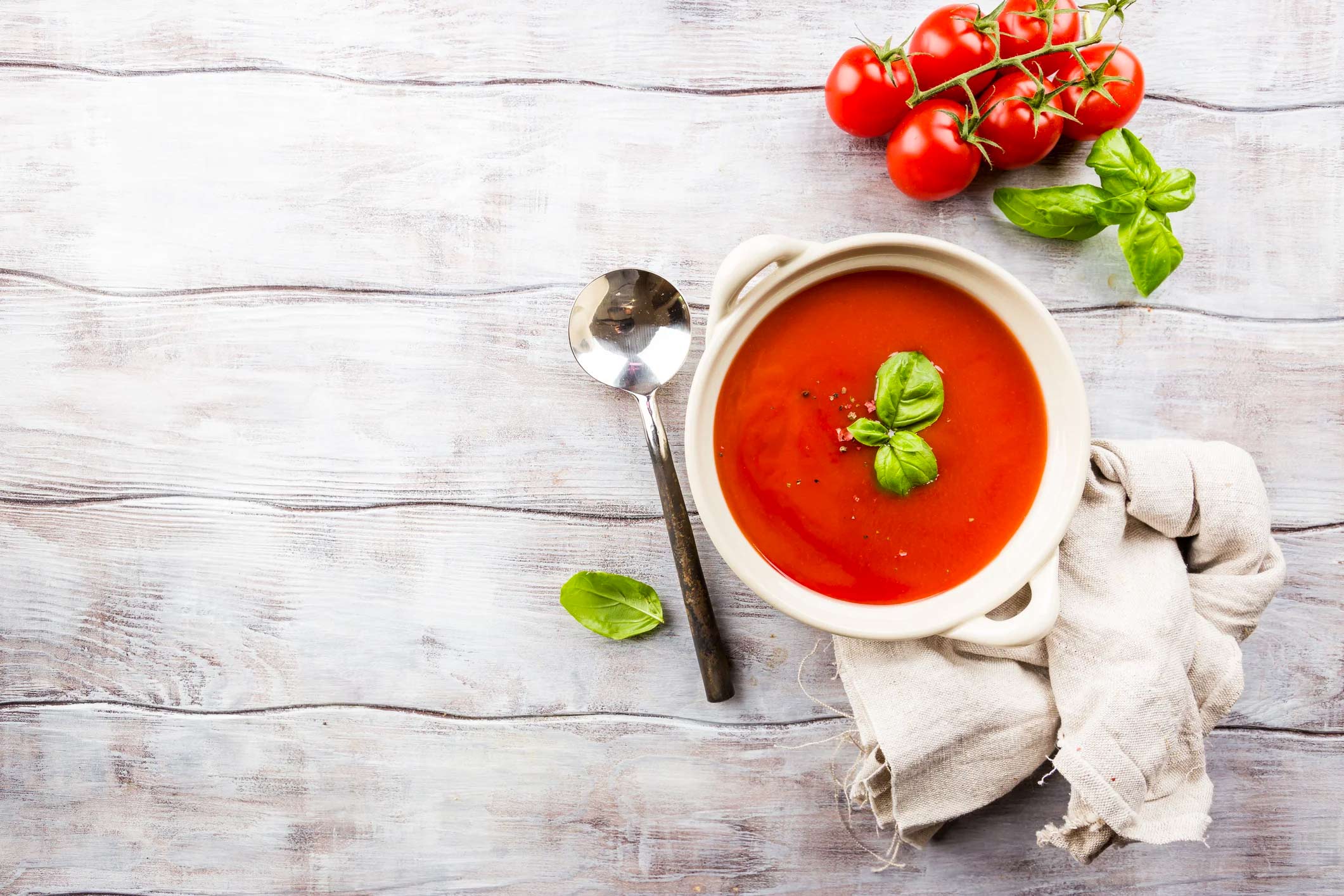 bowl of red soup